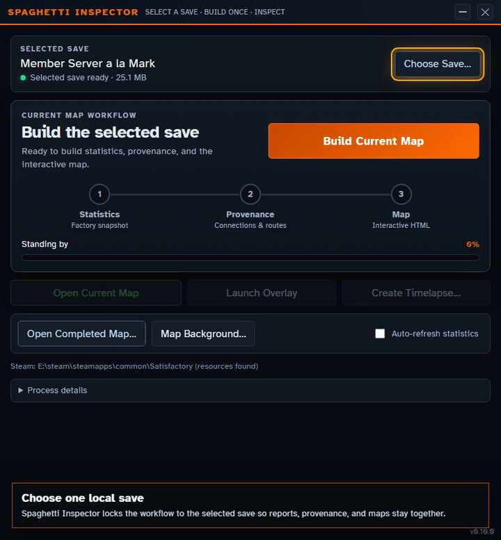 Animated launcher statistics workflow